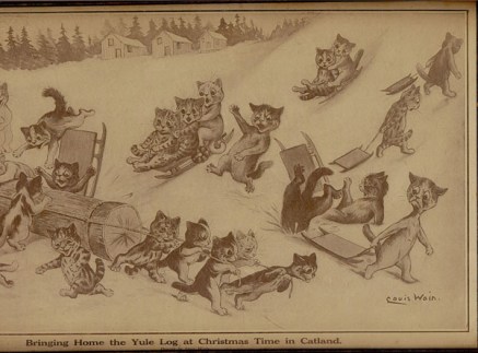 Louis_Wain_Catland_Yule_Log